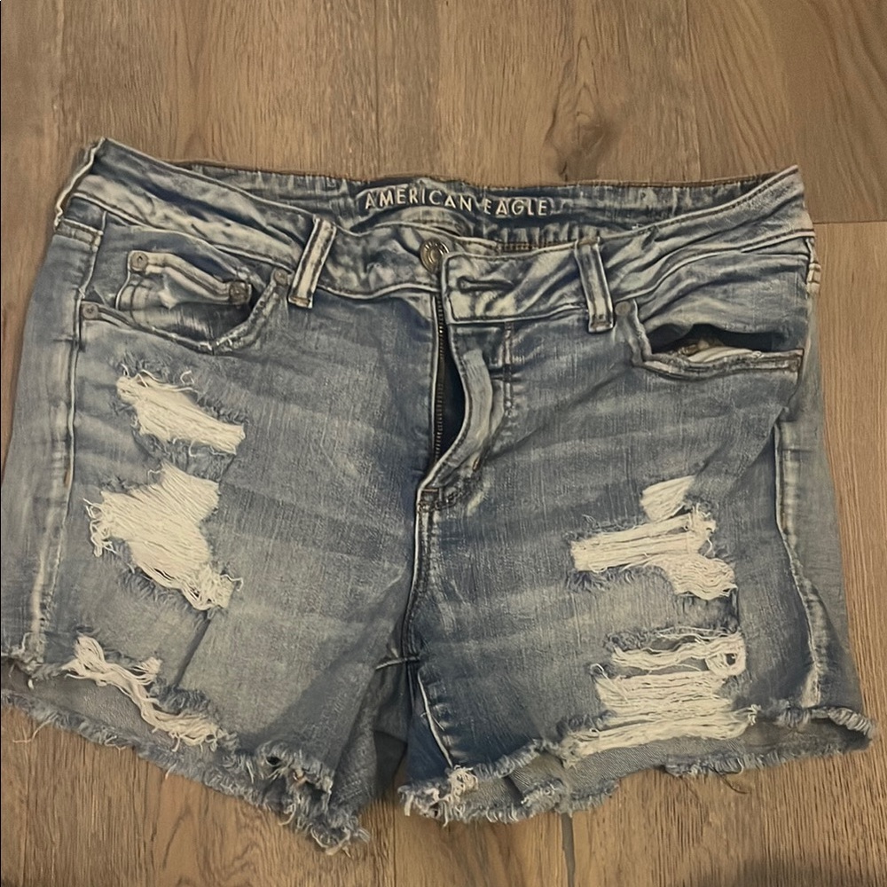 American Eagle Outfitters Women's Blue Denim Shorts